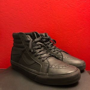 Vans Black Snake Leather